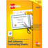 Avery Avery&reg; 73603 Avery&reg; Self-Adhesive Laminating Sheets