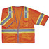 Tenacious Holdings, Inc GloWear 24157 GloWear 8346Z Two-Tone Hi-Vis Class 3 Surveyor Vest