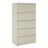 OFFICE DEPOT HID19053 WorkPro 36inW x 18-5/8inD Lateral 5-Drawer File Cabinet, Putty