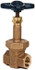 NIBCO NL2H008 Gate Valve: Rising Stem, 3/4" Pipe, Threaded, Bronze