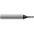 Fraisa B6034120 Corner Radius End Mill: 1.5 mm Dia, 1.50 mm LOC, 30 deg Helix, C Coated, Corner Radius End, Centercutting Series MicrotoroXG