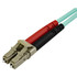 StarTech.com A50FBLCLC7 StarTech.com 7m (22ft) LC/UPC to LC/UPC OM3 Multimode Fiber Optic Cable, Full Duplex Zipcord Fiber, 100Gbps, LOMMF, LSZH Fiber Patch Cord