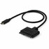 StarTech.com USB31CSAT3CB StarTech.com USB C To SATA Adapter - for 2.5" SATA Drives - UASP - External Hard Drive Cable - USB Type C to SATA Adapter