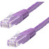 StarTech.com C6PATCH15PL StarTech.com 15ft CAT6 Ethernet Cable - Purple Molded Gigabit - 100W PoE UTP 650MHz - Category 6 Patch Cord UL Certified Wiring/TIA