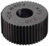 MSC PHSX230 Standard Knurl Wheel: 1-1/4" Dia, 90 ° Tooth Angle, 30 TPI, Straight, Cobalt