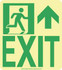 AccuformNMC 50F-6SN-R Exit Sign: "Exit"