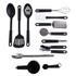 GIBSON OVERSEAS INC. Gibson Home 99586815M  Total Kitchen 20-Piece Prep n Serve Combo Set, Black