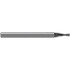 Fraisa M45710150 Square End Mill: 2.30 mm Dia, 6.00 mm LOC, 2 Flute, Solid Carbide