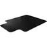 Floortex FC114553LLBV Advantagemat&reg; Black Vinyl Lipped Chair Mat for Carpets - 45" x 53"