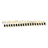 BARKER CREEK PUBLISHING, INC. BC3697 Barker Creek Scalloped-Edge Border Strips, 2 1/4in x 36in, Gold Bars, Pre-K To College, Pack Of 26
