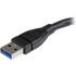 StarTech.com USB3EXT6INBK StarTech.com 6in Black USB 3.0 (5Gbps) Extension Adapter Cable A to A - M/F