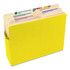 SMEAD MFG CO Smead 73243  Color File Pockets, Letter Size, 5 1/4in Expansion, 9 1/2in x 11 3/4in, Yellow