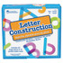 Create letters in a snap  Helps kids learn to make and recognize uppercase and lowercase letters using the color-coded pieces. Plastic pieces snap together, so your student can view his or her work when finished.  Double-sided activity cards present simple, step-by-step instructions.  For children ages 3 to 7 from pre-k to grade 4.  Includes 60 pieces (straight lines, curves, C-curves, hooks and dots), 13 activity cards and an activity guide.  Letter Recognition  Alphabet  Uppercase Letters  Lowercase Letters