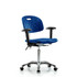 Blue Ridge Ergonomics MSC40072 Task Chair: Polyurethane, Blue