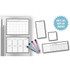 Teacher Created Resources 77407 Teacher Created Resources Black & White Dry-Erase Magnetic Calendar Set