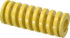 Dayton Lamina 9-3220-36 Die Spring: 2" Hole Dia, 1" Rod Dia, 5" Free Length, Yellow