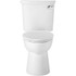 American Standard 238AA105.020 VorMax. Two-Piece 1.28 gpf/4.8 Lpf Chair Height Right-Hand Trip Lever Elongated Toilet Less Seat
