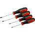 Crescent CTSET4PC Screwdriver Sets; Screwdriver Types Included: Torx ; Container Type: Clamshell ; Tether Style: Not Tether Capable ; Number Of Pieces: 4 ; Insulated: No