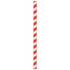 HOFFMASTER GROUP, INC. Hoffmaster 600251  Paper Straws, 8-1/2in, Red/White, Pack Of 1,500 Straws