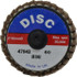 Garryson G47042 Flap Disc: 60 Grit, Zirconia Alumina, Type 27