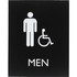 Lorell 02668 Lorell Men's Handicap Restroom Sign