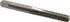 Cleveland C54462 1/4-20 Bottoming RH 2B H5 Bright High Speed Steel 4-Flute Straight Flute Hand Tap