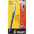 If you need a reliable writing utensil to help you get through the work day, reach for 1 of these Pilot gel pens. With Precise needle-point technology, these rollerball pens provide a smooth, consistent flow of ink.  Narrow 0.5 and 0.7 mm points for extreme fine-line writing. Both the 0.5 mm and 0.7 mm needle-point tips give you tremendous control of your writing. Create clear, legible text - even in the tightest spaces.  Gel ink flows without skipping. Enjoy a steady, stable ink flow from every stroke - with no hiccups or blotches! Quick-drying gel is smear-resistant, waterproof and acid-free so its great for archiving.  Unique ridged grooves add comfort and control. The stylish marbled barrels taper towards the base to fit perfectly in your fingers. Ridges prevent the pen from slipping and gently massage your fingers for more comfortable writing.  Nonrefillable.  Pilot P-500 offers a 0.5 mm tip.  Rollerball pen with black ink for dark marks.