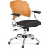 SAFCO PRODUCTS CO 6809NA Safco Reve Task Chair, Black/Natural