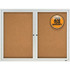 ACCO Brands Corporation Quartet 2124 Quartet Enclosed Cork Bulletin Board for Outdoor Use