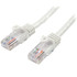 STARTECH.COM 45PATCH3WH  Snagless Cat 5e UTP Patch Cable, 3ft, White
