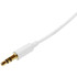 StarTech.com MU2MMMSWH StarTech.com 2m White Slim 3.5mm Stereo Audio Cable - Male to Male