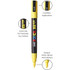 uni-ball Corporation uniball? PC3MYELLOW uni&reg; Posca PC-3M Paint Markers