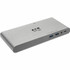 Tripp Lite by Eaton U442-DOCK4-S Tripp Lite by Eaton USB-C Dock, Triple Display - 4K HDMI/DisplayPort, VGA, USB 3.x (5Gbps), USB-A/C Hub Ports, GbE, 100W PD Charging - Thunderbolt 3, Silver