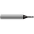 Fraisa B6034217 Corner Radius End Mill: 4 mm Dia, 4.00 mm LOC, 30 deg Helix, C Coated, Corner Radius End, Centercutting Series MicrotoroXG