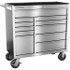 Champion Tool Storage FMPSA4111RC Tool Storage Combos & Systems; Type: Wheeled Tool Cabinet; Drawers Range: 10 - 15 Drawers; Number of Pieces: 1; Width Range: 36" - 47.9"; Depth Range: 18" and Deeper; Height Range: 36" - 59.9"; Color: Silver; Number 