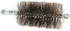 Schaefer Brush 43851 Double Stem/Spiral Tube Brush: 2-1/2" Dia, 7-1/4" OAL, Stainless Steel Bristles