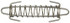 Gardner Spring 390 Extension Spring: 1.87" OD, 38.09 lb Max Load, 0.135" Wire Dia