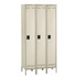 SAFCO PRODUCTS CO 5525TN Safco Storage Lockers, Single-Tier, Bank Of 3, Tan