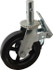 Fairbanks EDB-92X2-8RT 9-1/2" Diam x 2" Wide, Rubber Molded on 70 Durometer Swivel with Brake Double Braking Lock Design Caster