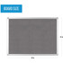 Bi-silque S.A Bi-silque FA05429214 Bi-silque Ayda Fabric 36"W Bulletin Board