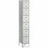 Safco Products Safco 5524GR Safco Six-Tier Two-tone Box Locker with Legs