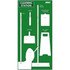 AccuformNMC Peg Boards; Board Type: Shadow Board; Material: Acrylic; Color: White; Green MSCSB145FG