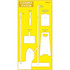 AccuformNMC Peg Boards; Board Type: Shadow Board; Material: Acrylic; Color: White; Yellow MSCSB147FG