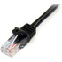 StarTech.com 45PATCH10BK StarTech.com 10 ft Black Cat5e Snagless UTP Patch Cable