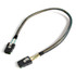 StarTech.com SAS878750 StarTech.com 50cm Internal Mini-SAS Cable SFF-8087 To SFF-8087 & Sideband - Serial Attached SCSI (SAS) internal cable - with Sidebands - 4-Lane - 36 pin 4i Mini MultiLane - 36 pin 4i Mini MultiLane - 50 cm