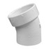 Jones Stephens PSL830 Plastic Pipe Fittings; Fitting Type: Street Elbow ; Fitting Size: 3 in ; Material: PVC ; End Connection: Hub x Spig ; Color: White ; Schedule: 11