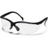 IMPACT PRODUCTS INC. 8301000 ProGuard 830 Series Style Line Safety Eyewear - Ultraviolet Protection - Polycarbonate - Clear, Black - Comfortable, Lightweight, Adjustable Temple, Comfortable - 1 Each