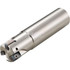 Kyocera THN05150 1-1/4" Cut Diam, 0.59" Max Depth, 1-1/4" Shank Diam, Cylindrical Shank, 8" OAL, Indexable Square-Shoulder End Mill