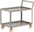 Little Giant. LGKL-2448-5PY Shelf Utility Cart: Steel, Gray