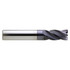 Melin Tool 10027 Corner Radius End Mill: 1/2" Dia, 2" LOC, 0.0250 to 0.0300" Radius, 4 Flutes, Solid Carbide